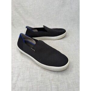 Rothy’s Original Slip On Sneakers Womens Size 7.5 Black Sustainable Everyday